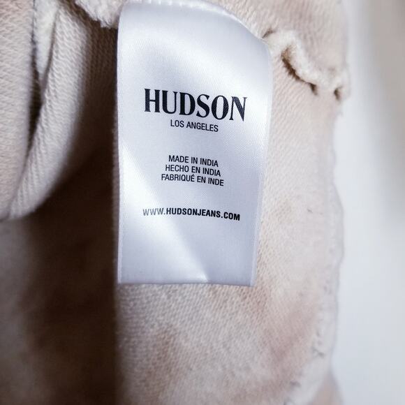 HUDSON JEANS Los Angeles Live-In Tie Dye 100% Cotton Hoodie Sweatshirt - L - Picture 8 of 8